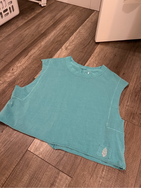 Free People Tops - Free people teal tank top